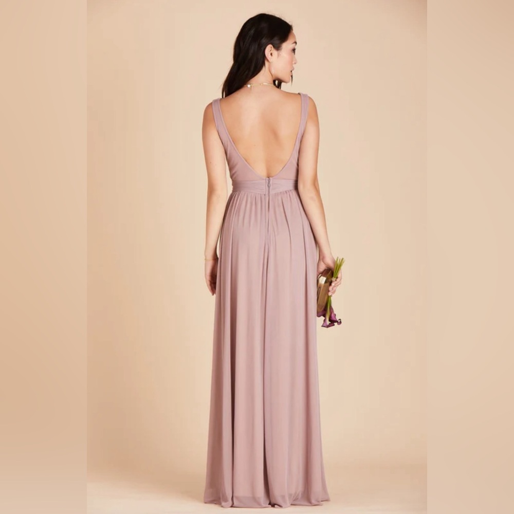 Birdie Grey Jan Dress Rose Quartz Bridesmaid Prom Formal Gown - Picture 6 of 10
